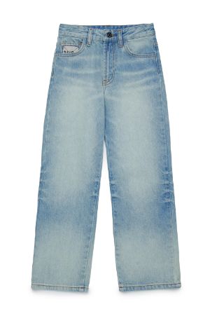 Acid Wash Straight Leg Jeans N 21 Official Online Store