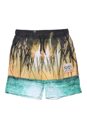 Beach View Swim Shorts