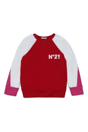 Colourblock Logo Appliqué Sweatshirt