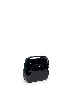 Logo-Appliqué Crossbody Bag in black | N°21 | Official Online Store