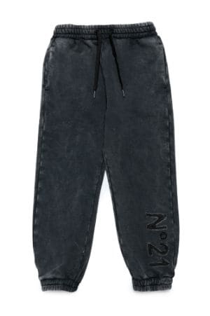 Logo-Appliqué Sweatpants in black, N°21