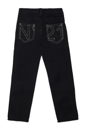 Logo-Embroidered Jeans