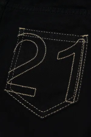 Logo-Embroidered Jeans