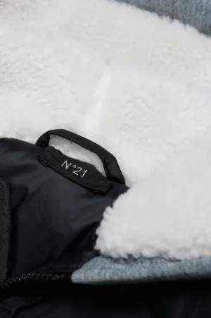 Logo-Jacquard Hooded Jacket