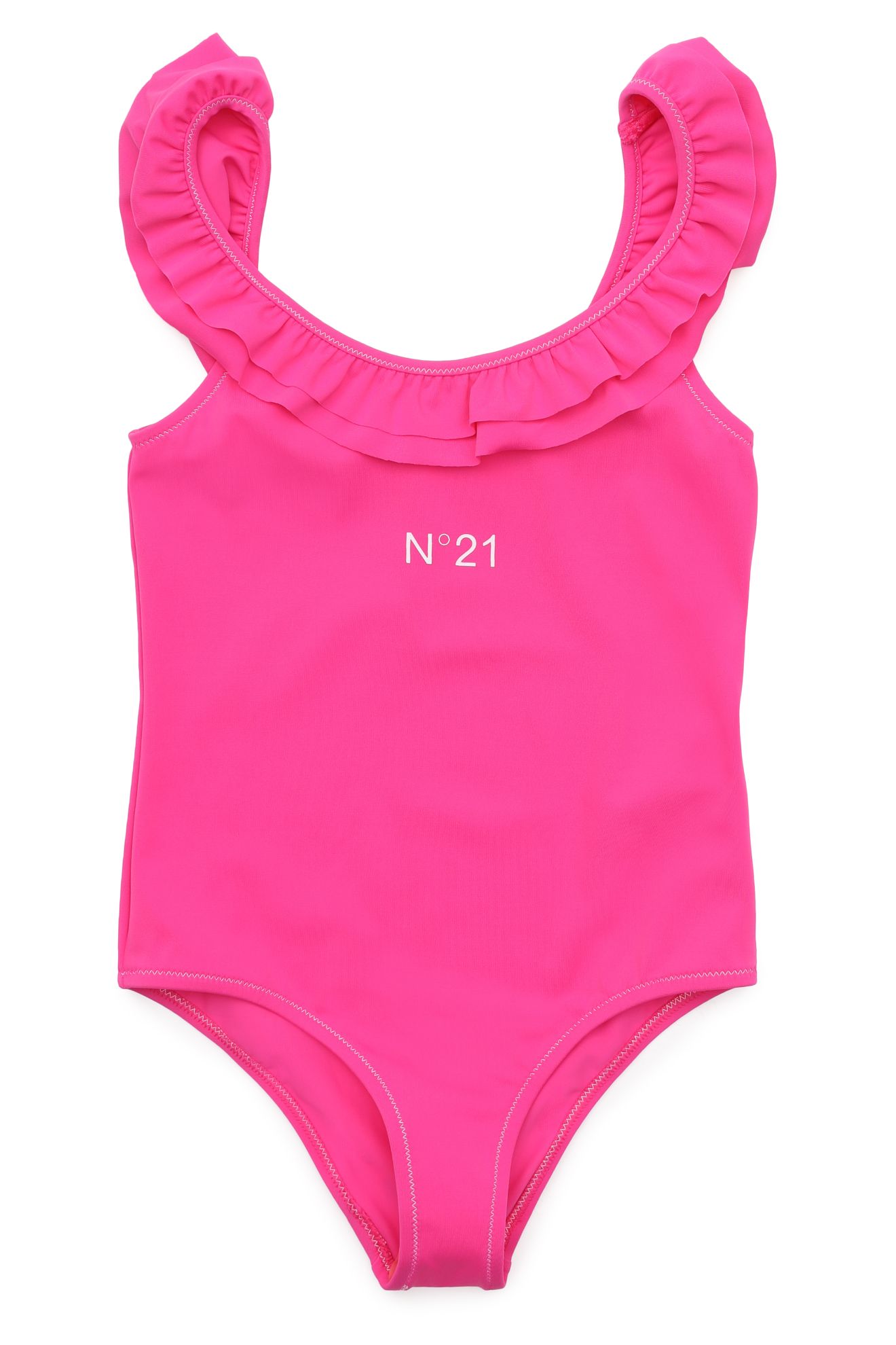 Ruffled Swimsuit in pink | N°21 | Official Online Store