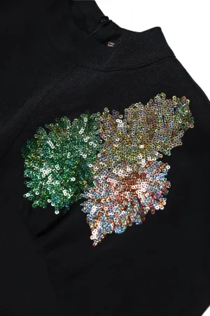 Sequin-Embellished Dress