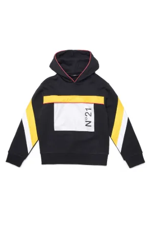 Striped Logo Hoodie