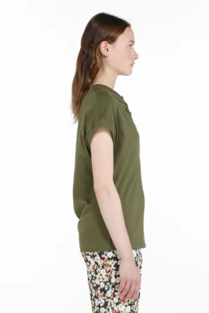 Knotted Cotton T-Shirt
