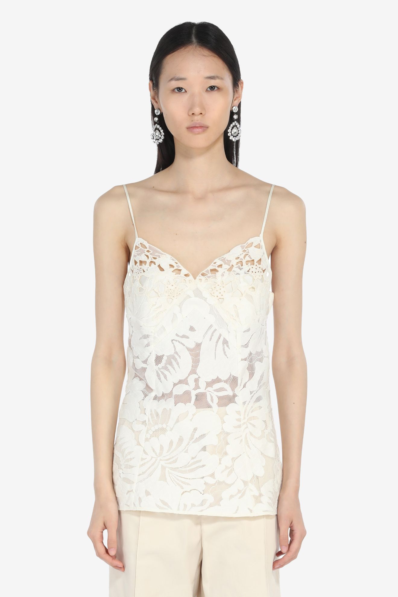 Lace Camisole Top in white, N°21
