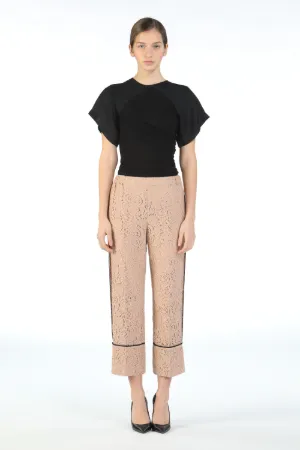 Lace Cropped Trousers