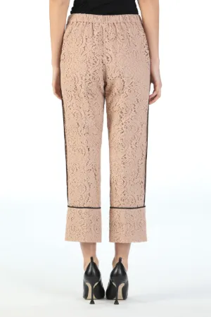 Lace Cropped Trousers