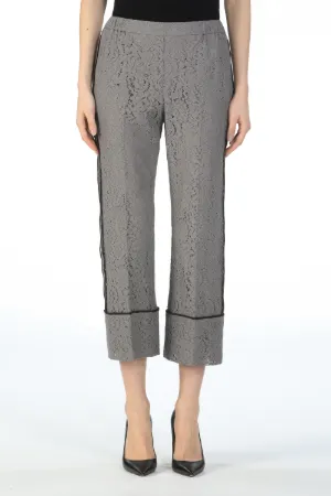 Lace Cropped Trousers