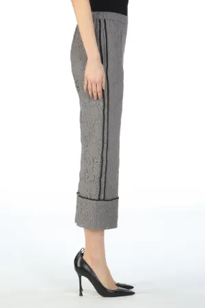Lace Cropped Trousers