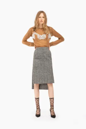 lace inlay jumper