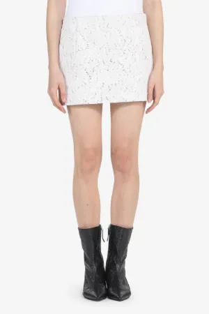 White mini skirt outlet online