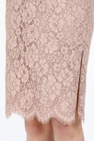 Lace Pencil Skirt