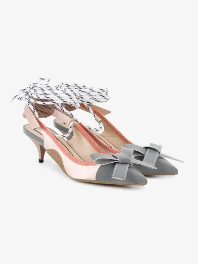 lace kitten heel