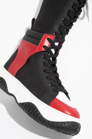 Lace-Up Sneaker Boots