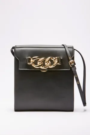 Large Daft Chunky Chain-Embellished Bag