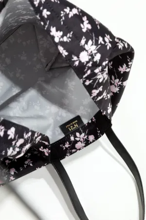 large floral-print shopper