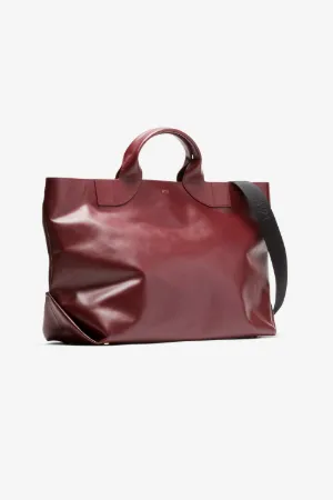 Large Leather Shopping Bag