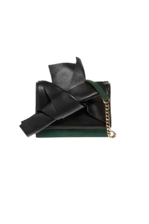 leather bow bag