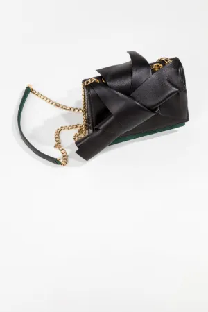 leather bow bag