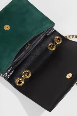 leather bow bag