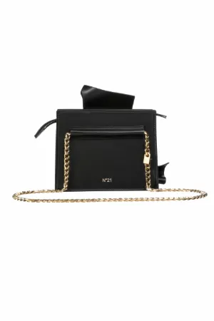 leather bow belt bag