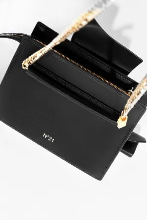 leather bow belt bag