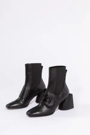 Leather Logo Chelsea Boots