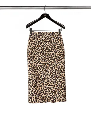 animal print pencil dress