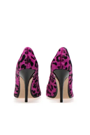 pony skin leopard print shoes