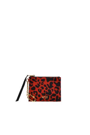 leopard-print pouch