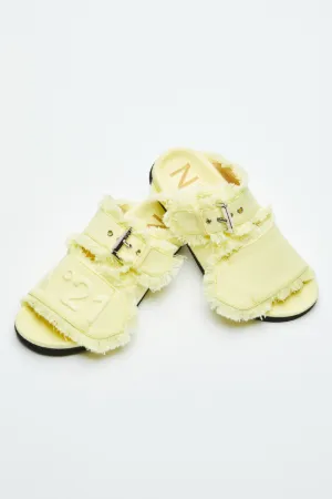 Logo-Embossed Buckle Slides