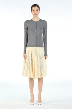 Logo-Embroidered Cardigan