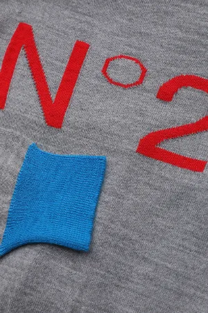 Logo Intarsia Cardigan