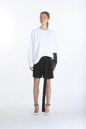 logo-panel long-sleeve sweatshirt