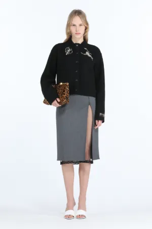 Logo-Patch Cardigan