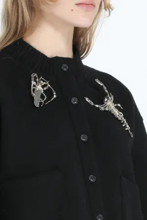 Logo-Patch Cardigan