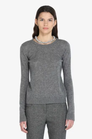 Logo Patch Cashmere Sweater