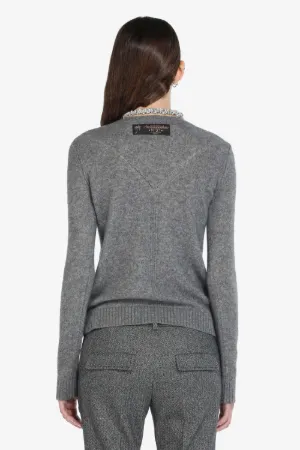 Logo Patch Cashmere Sweater