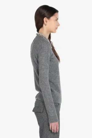 Logo Patch Cashmere Sweater