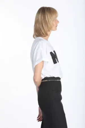 logo-patch T-shirt