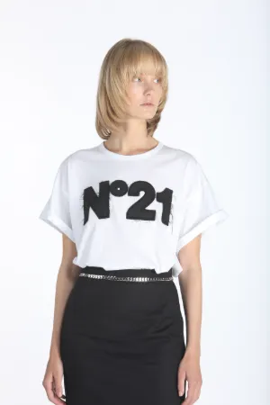 logo-patch T-shirt