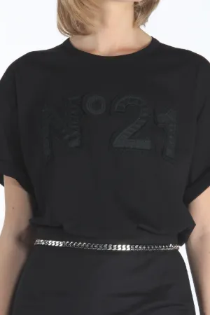 logo-patch T-shirt