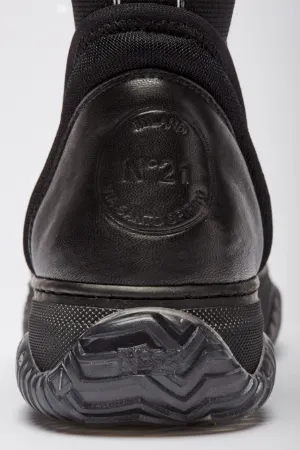 Logo-Print Boots