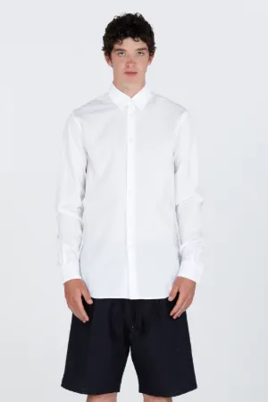 Logo-Print Cotton Shirt