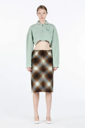 Logo-Print Cropped Sweatshirt