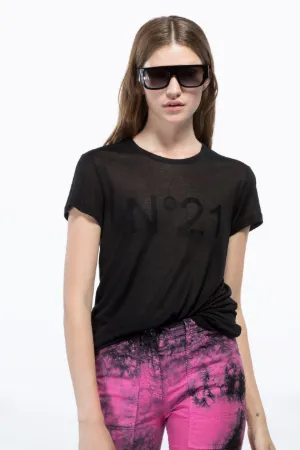 logo print T-shirt